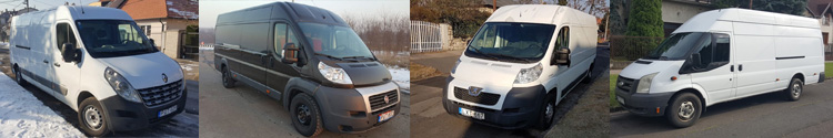 3.5 tonnás kisteherautók - Fiat Ducato, Renault Master, Peugeot Boxer